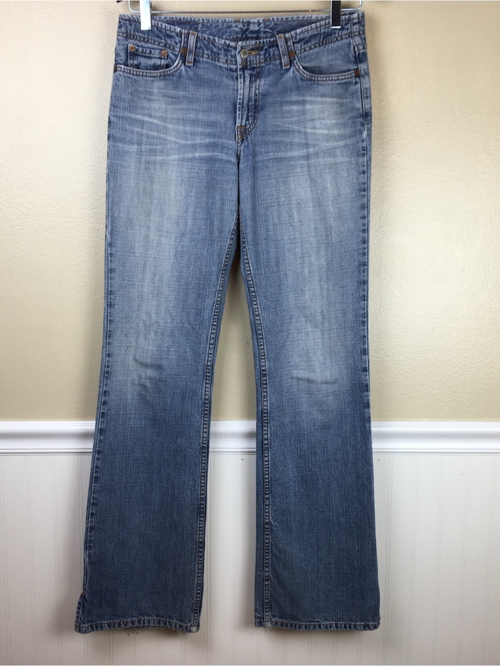 Vintage Lucky Brand Flare Jeans with Split Hems SZ 8/29